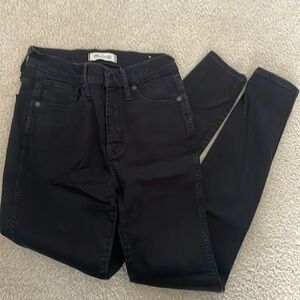 Madewell black skinny jeans size 26